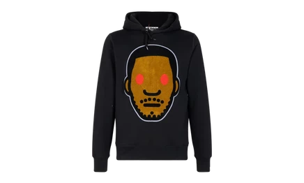 Унисекс худи Bape x Kid Cudi, черная