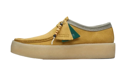 Мокасины Clarks Wallabee Cup, желтые
