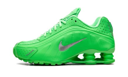 Женские кроссовки Nike Shox R4, зеленые