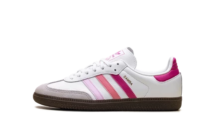 Детские кеды Adidas Samba OG, белая Orchid Fusion