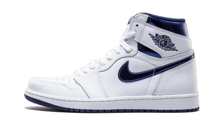 Кеды Jordan Air Jordan 1 Retro 555088-106 «Metallic Navy»