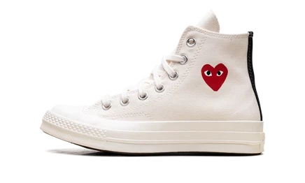 Кеды Converse Chuck 70 High Comme des Garcons, бежевые