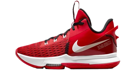 Кроссовки Nike LeBron Witness 5, красные