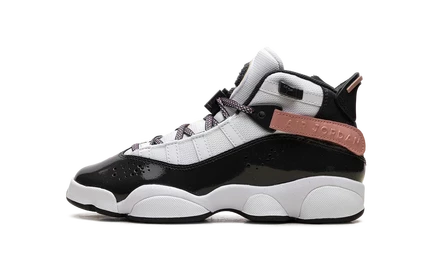 Детские кроссовки Jordan 6 Rings, бело-красно-зеленые