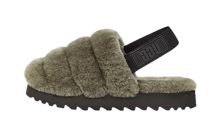 Женские тапочки Ugg Super Fluff Slipper 1121751, серые