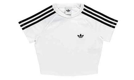 Женская футболка Adidas SST Baby Tee, белая