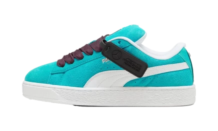Кроссовки Puma MAPF1 Suede XL, зелено-белые