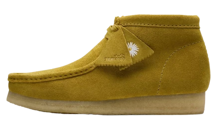Мужские ботинки Clarks Wallabee, оливковые