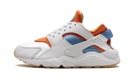 Кроссовки Nike Air Huarache, бело-оранжево-синие