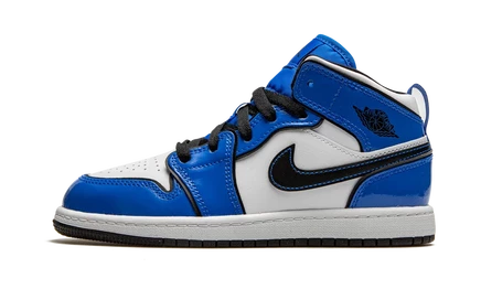 Детские кроссовки Jordan Air Jordan 1 Mid SE PS, сигнально-синие