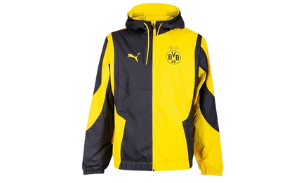 Женская куртка Puma BVB Prematch Woven, желтая