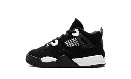 Детские кроссовки Jordan 4 Retro TD White Thunder, белые