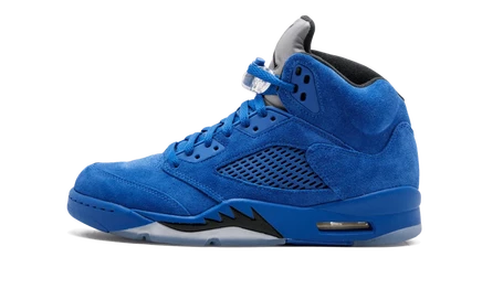 Кроссовки Jordan Air Jordan 5 Retro, синие замшевые