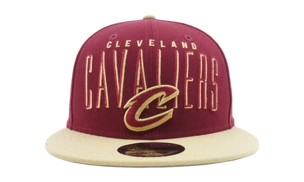 Унисекс кепка New Era 9FIFTY Cavaliers, бордовая/бежевая