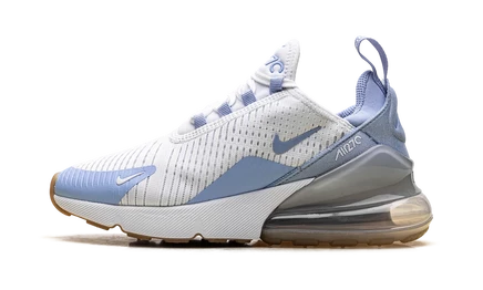 Женские кроссовки Nike Air Max 270, бело-сине-коричневые