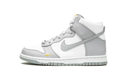 Детские кроссовки Nike Dunk High Next Nature, серо-желтые