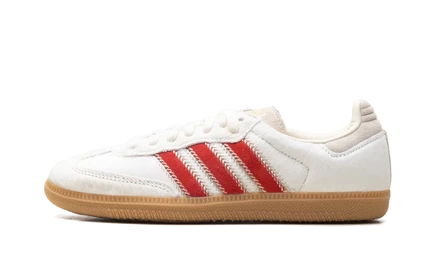 Женские кеды Adidas Samba OG, бежево-кремово-белые