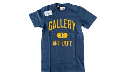 Мужская футболка Gallery Dept Art Dept, сине-желтая