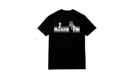 Футболка VLONE Pop Smoke Hawk ’Em, черная