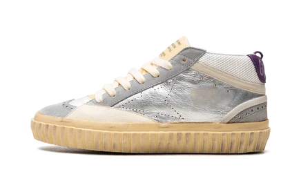 Кеды Golden Goose Mid Star ламинированные с сетчатым верхом