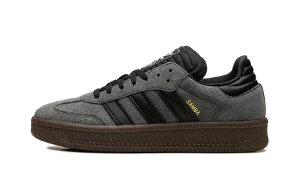 Кеды Adidas Samba XLG ID3201 замшевые, серые