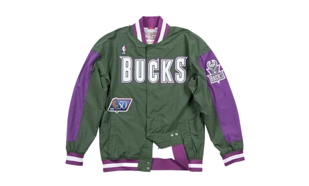 Куртка Mitchell & Ness Authentic Warm Up Milwaukee Bucks 96-97