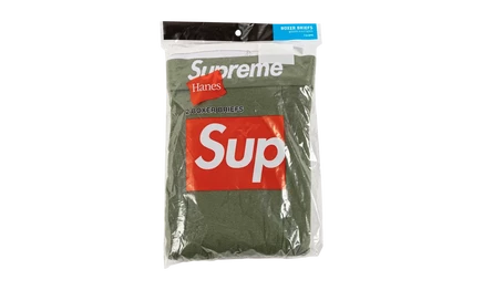 Трусы-боксеры Supreme Hanes (2 шт., SS 22)
