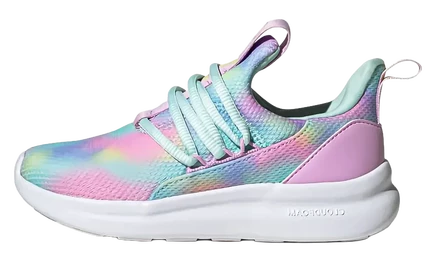 Кроссовки Adidas Lite Racer Adapt 7.0 GS, лилово‑мятно‑пудровые