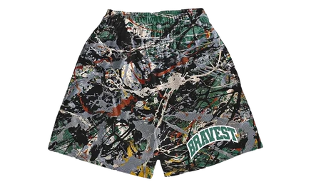 Унисекс-шорты Bravest Studios Splatter, разноцветные