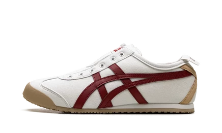 Мужские слипоны Onitsuka Tiger Mexico 66, молочно-бордовые