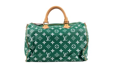 Сумка Louis Vuitton Speedy P9 40 из монограммной кожи, зеленая