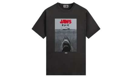 Унисекс футболка KITH JAWS Japanese Poster Vintage, черная