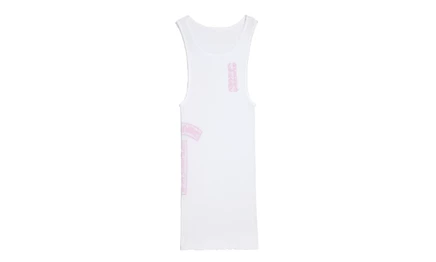 Майка Chrome Hearts T Bar Rib, белая