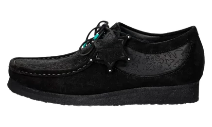 Мужские ботинки Clarks Wallabee, черные