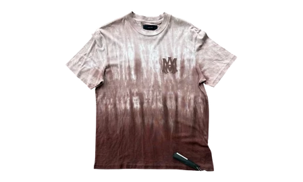 Мужская футболка Amiri Tie-Dye MA Core AMR007, коричневая