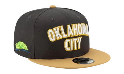 Кепка New Era 9FIFTY Oklahoma City Thunder, черная