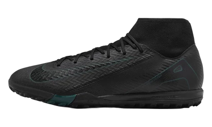 Мужские футбольные сороконожки Nike Mercurial Superfly 10, черно-зеленые