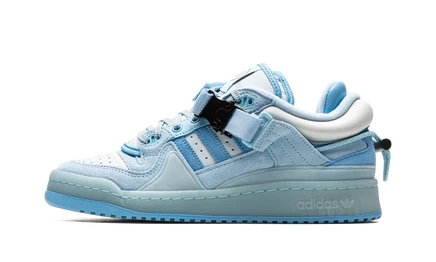 Кроссовки Adidas Forum Buckle Low Bad Bunny, светло-голубые