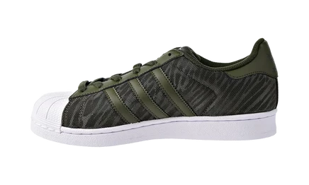 Кроссовки Adidas Superstar Glitter Mesh Night Cargo