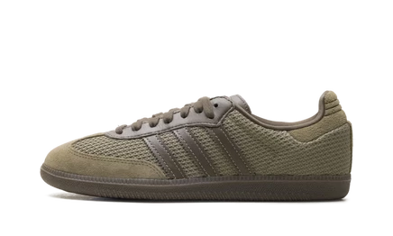 Кроссовки Adidas Samba OG, зеленый/коричневый