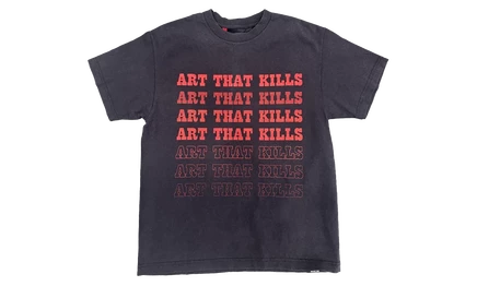 Мужская футболка Gallery Dept. Art That Kills, черно-красная