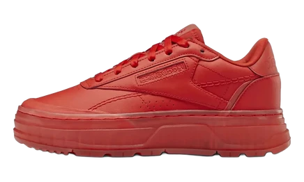Женские кроссовки Reebok Club C Double Geo, красные