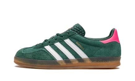 Женские кеды Adidas Gazelle Indoor IG5929, зелено-розовые