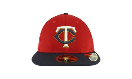 Кепка New Era 59FIFTY Minnesota Twins, красно-черная