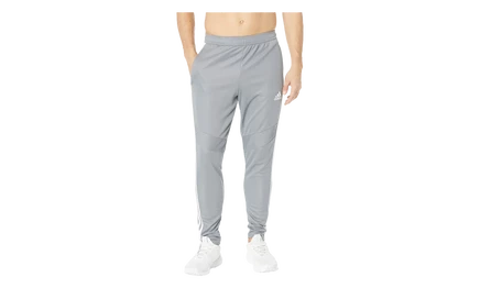 Мужские брюки Adidas Tiro 19, серые с белыми полосами