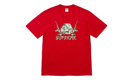 Унисекс-футболка Supreme Origami SS26, красная