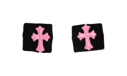 Унисекс браслеты Chrome Hearts Patent лакированные, розовые