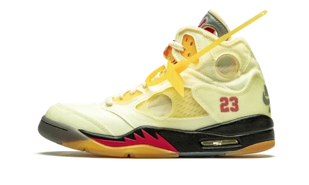 Кроссовки Jordan Air Jordan 5 Retro SP Off-White, молочные