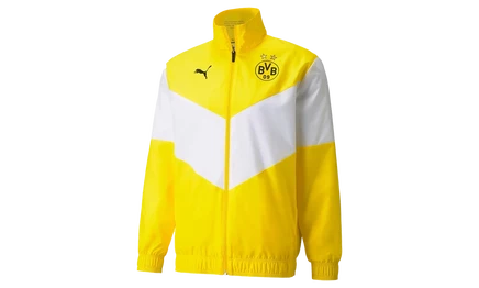 Куртка Puma BVB Borussia Dortmund предматчевая, желтая