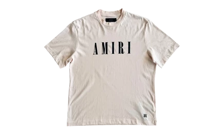 Мужская футболка Amiri Core Logo AMR011, розовая